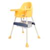 Baby High Chair with Safety Harness Height Adjustable Convertible Baby Dining Highchair