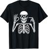 67 Skeleton Funny Six Seven Gen Alpha Halloween Meme T-Shirt Unisex T-Shirt