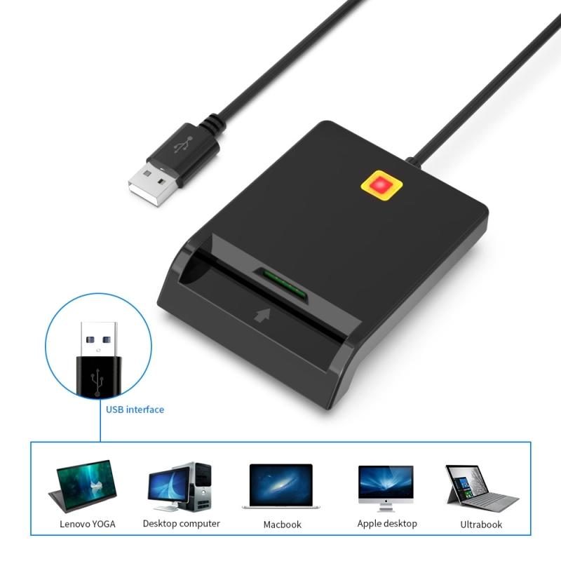 New Arrivals CR301 SIM ID Bank Card USB 2.0 CAC Smart Card Readers