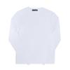 Унисекс футболка с длинным рукавом Acne Studios с нашивкой-логотипом Face Cl0311 Оптический белый 183