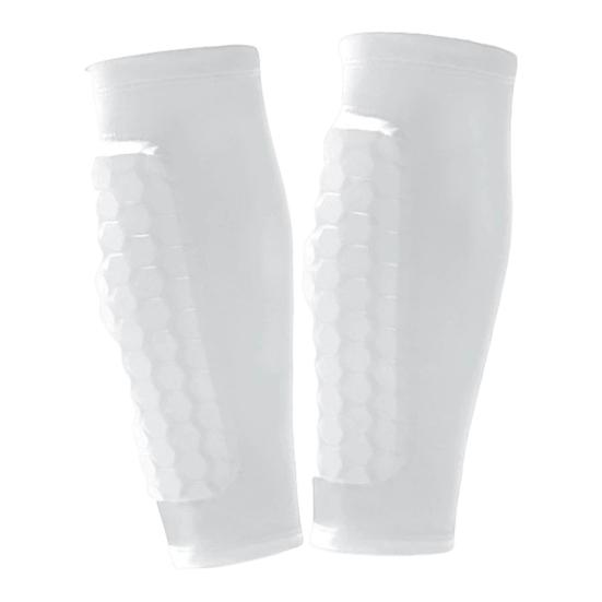 Футбольные щитки для детей, юношей и взрослых, компрессионный рукав для икр с сотовыми вставками, защитное снаряжение для футбола