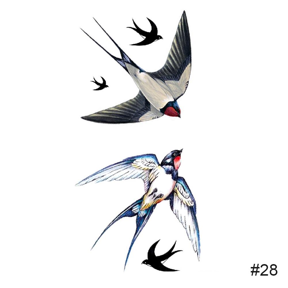 Temporary Small Fresh Tattoo Stickers Waterproof Long Lasting Tattoo Stickers Body Art Paste Painting Tattoo For Women Men