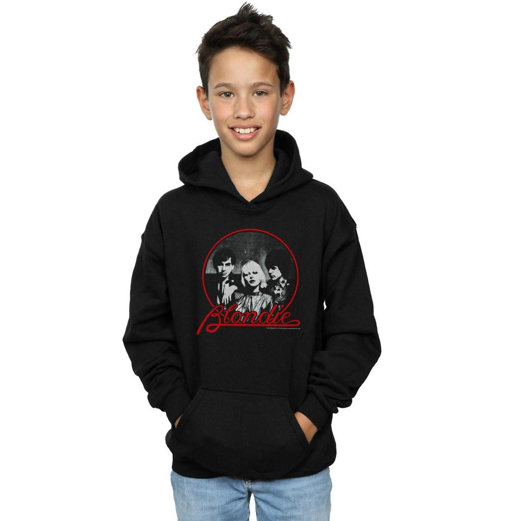 Blondie Boys Distressed Circle Hoodie