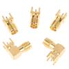 Innovative 2Pcs Rf Copper Connector Plug Socket Sma Female Jack Male Plug Adapter Solder Edge Pcb Straight Right Angle Mount