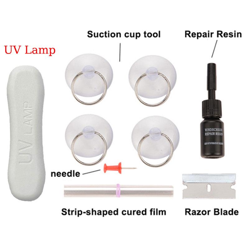 Комплекты для ремонта лобового стекла Инструменты для ремонта окон автомобиля Восстановление царапин и трещин на лобовом стекле Полировка оконных экранов Автомобильный стайлинг
