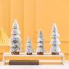Desktop Mini Christmas Tree Reusable Good Detail Christmas Tree Top Decoration New Year Party Ambiance Prop Tree Topper Artificial Xmas Tree Ornament