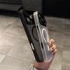 Ударопрочный Бампер Броня Для Magsafe Матовый Чехол для iPhone 17 Air 15 16 14 Plus 13 12 11 Pro Max PC TPU Защитная Крышка Камеры
