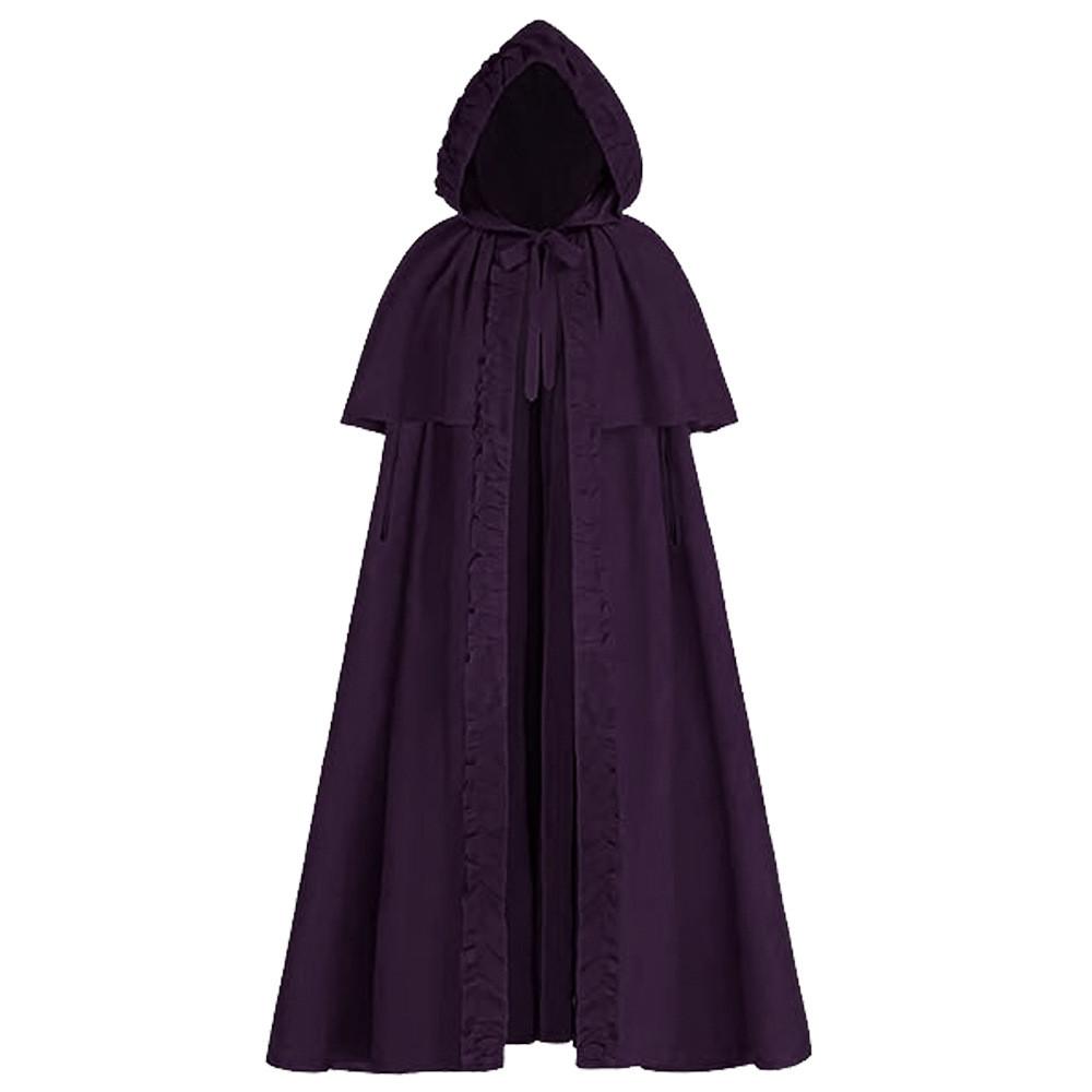 Elf Knight Cape Medieval Role Play Cloak With Polyester Material For Halloween And Theatrical Use