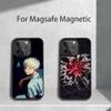 Чехол для телефона S-Summer Hikaru D-Died для iPhone17,16,15,14,13,12,11,Pro,Max,Plus,Mini,SE4,E Магнитный Magsafe Беспроводная зарядка