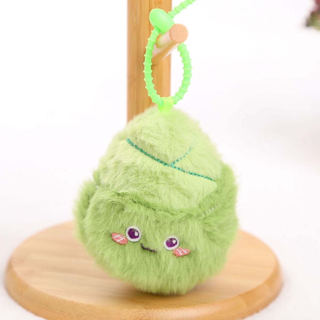 Pink Cactus Plush Doll Keyring With Short Plush Material For Bag Decoration