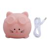 Cartoon Night Light In Smart Sleep Management Silicone USB Rechargeable 3 Adjustable Brightness Tap