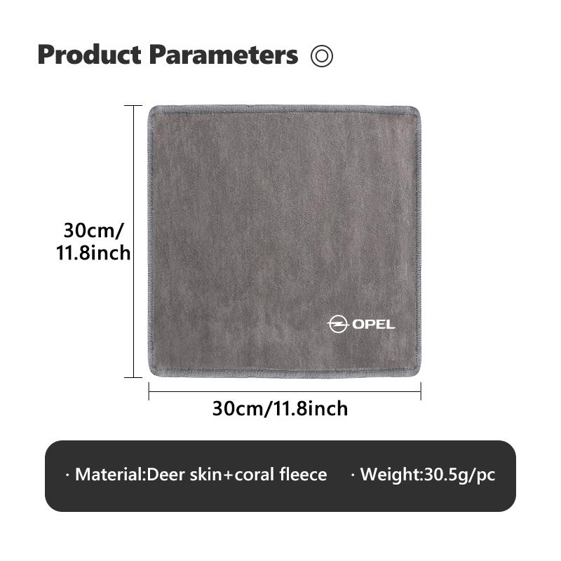 Car Wash Towel Microfiber Cleaning Absorbent Drying Cloth For Opel Astra G H J K F Corsa D Zafira B Insignia Mokka Regal