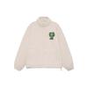 Li Ning X Steven Harrington Fun Pattern Embroidered Fleece Collar Logo Jacket Men Jacket White AFDRA07-1