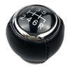 Black Leather 5/6 Speed Car Gear Stick Shifter Lever Shift Knob For Legacy Subaru Forester Outback Impreza STI WRX 2009-2018