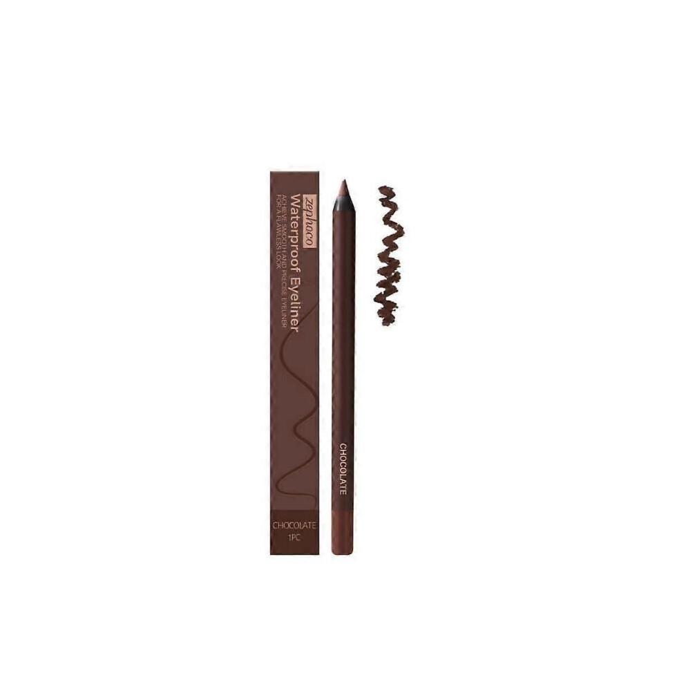 (Chocolate Color) Persona Eyeliner Pencil Waterproof, 24 Hr Waterproof Duo Sharpenable Eye Pencil New