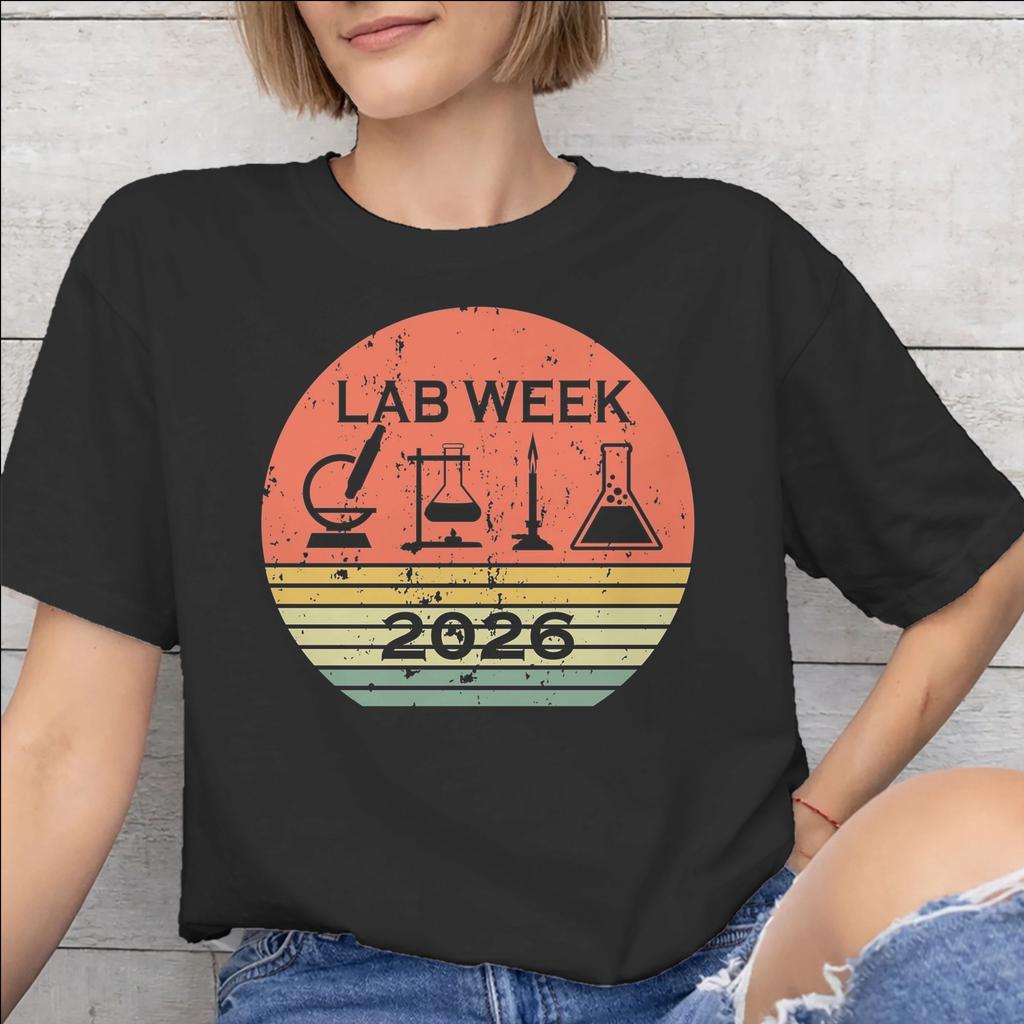 Unisexs Unisexs Lab Crew Lab Week 2026 Shirt 100 Cotton Graphic Printed Tee Shirts Clothing Outfits