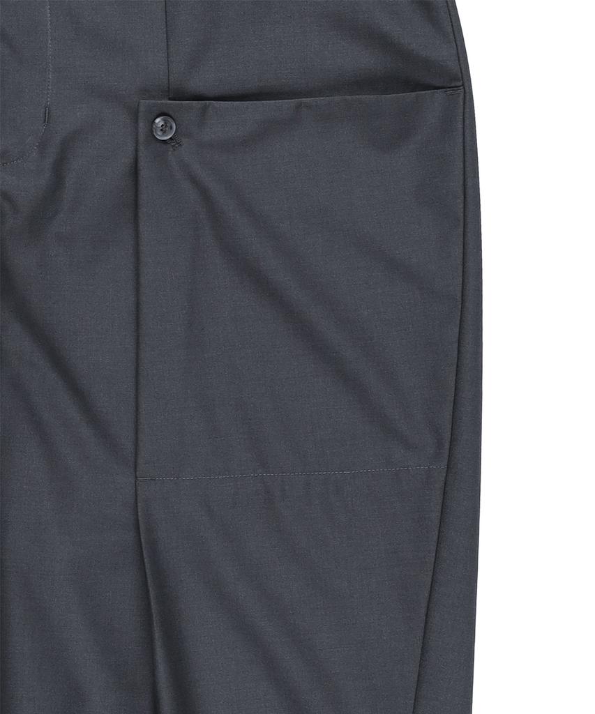 FORMLICH Curved Trousers / Dark Gray