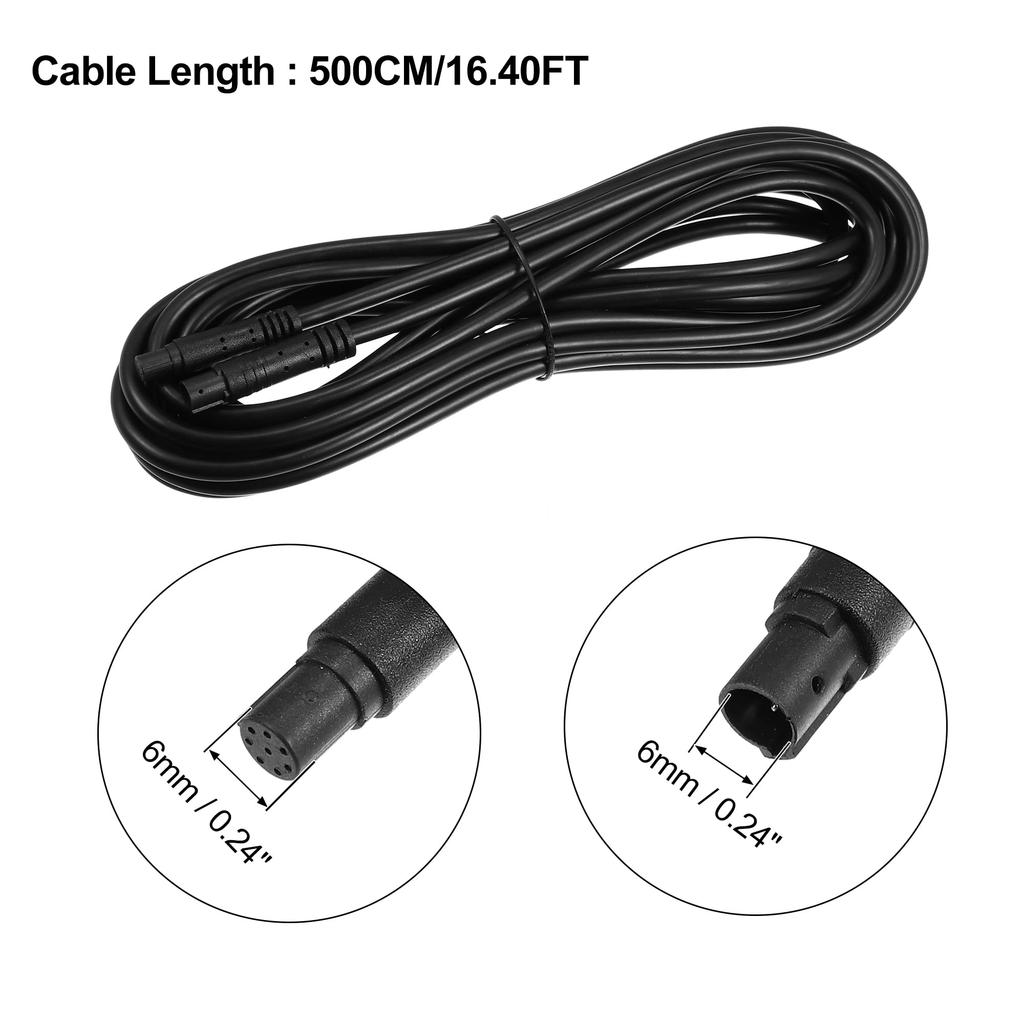 X AUTOHAUX Backup Camera Cable Extension Cable Dash Camera Cord Rear Camera 8 Pin 0