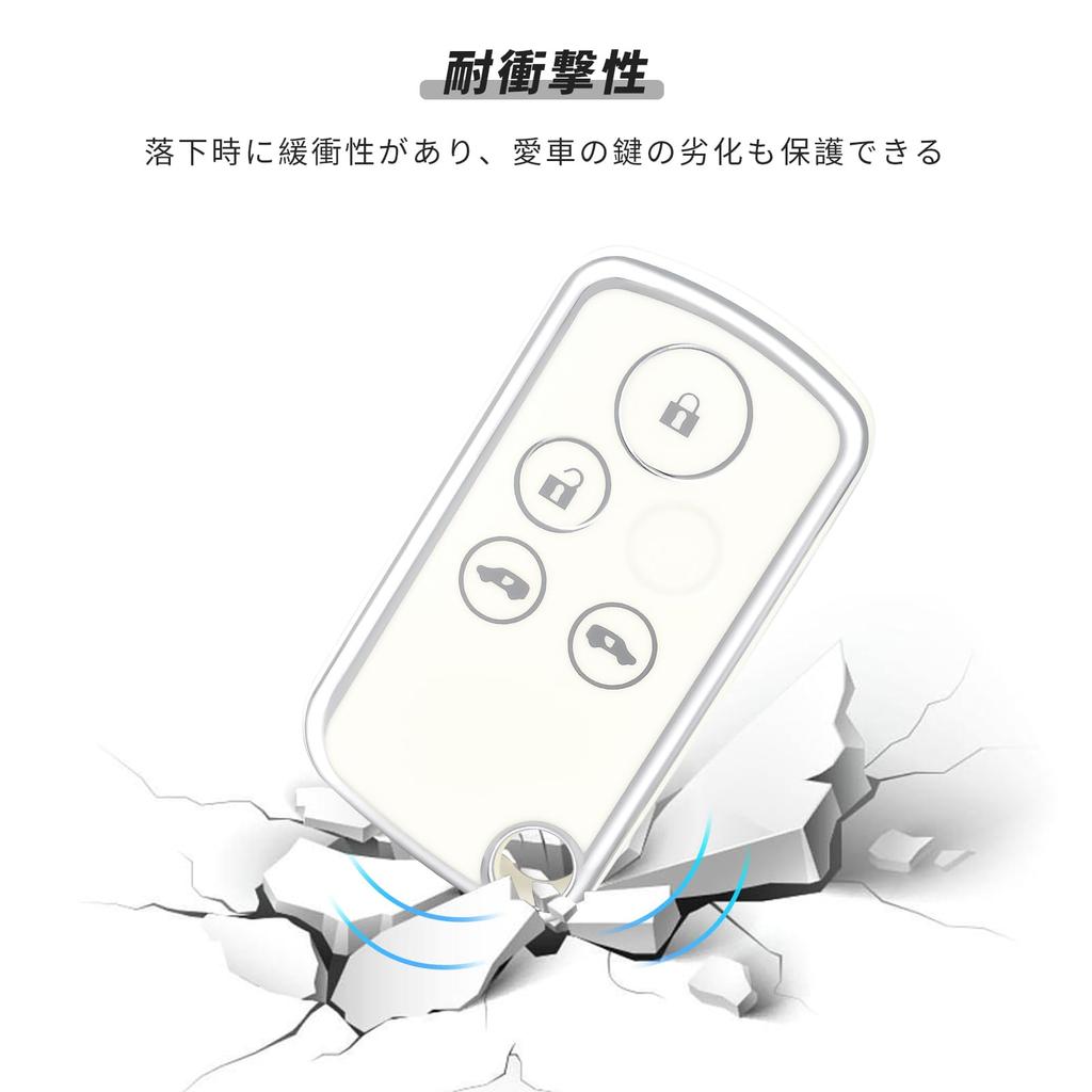 Автомобиль Honda Odyssey Accord Elysion Insight Step Wagon Fit 4 кнопки противоударный брелок с защитой от царапин стильный приятный на ощупь роскошный без радио