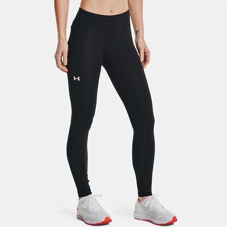 Under Armour Тренировочные леггинсы для бега Mileage женские черные 1362686-001