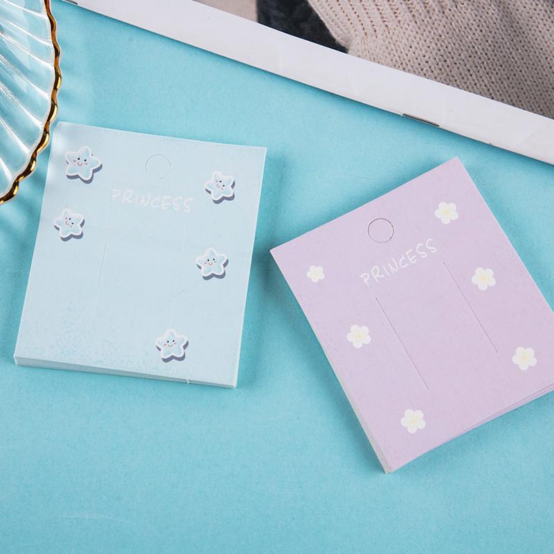 Hair Clip Paper Cards Hair Accessories Jewelry Display Card Hair Clip