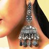Luxury Traditional Oxidised Jhumka Earrings  Anti Tarnish, Light Weight, Handmade