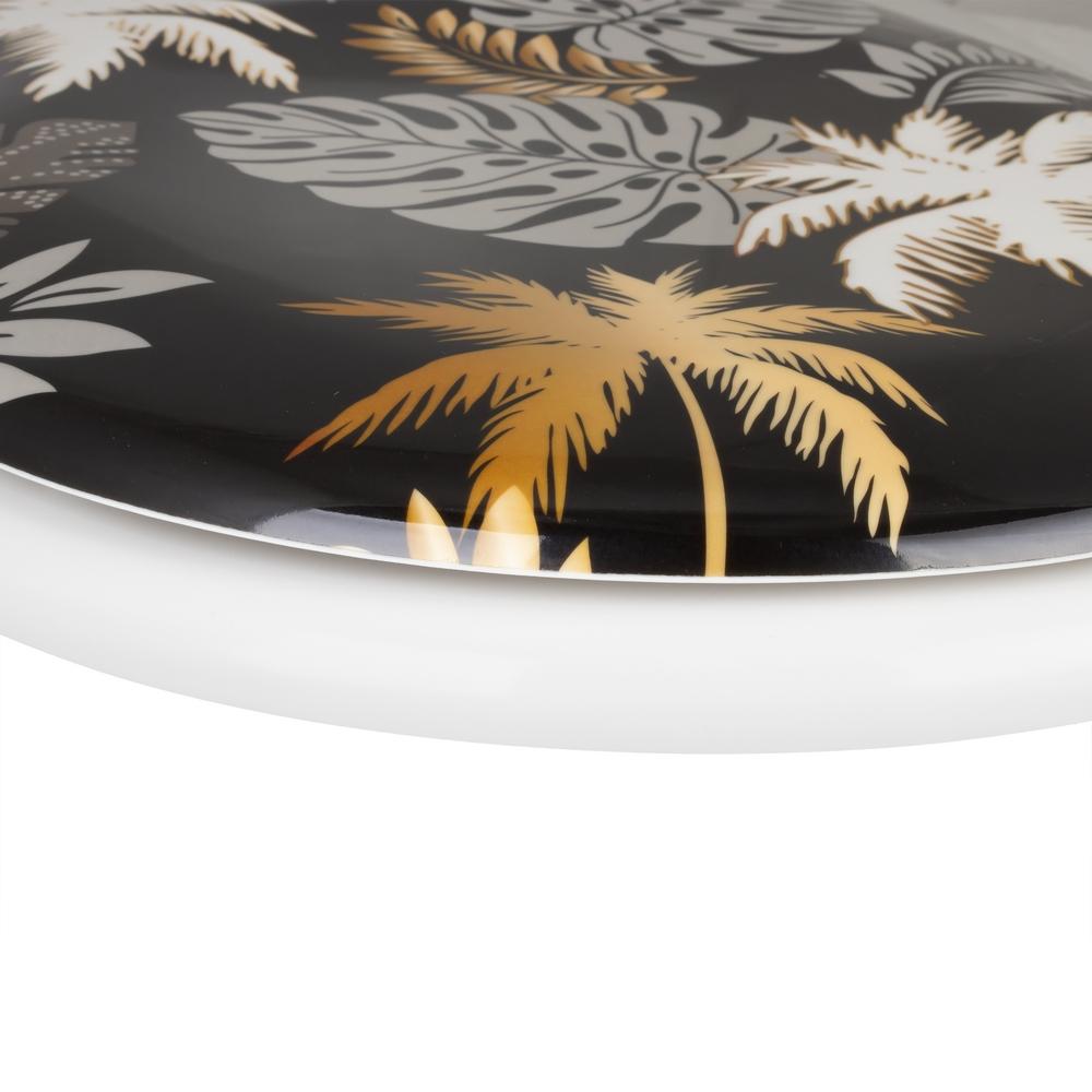 AWD INTERIOR 1998 Palmera soft-close toilet seat, duroplast, black with palm trees