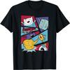 Футболка с изображением группы персонажей Adventure Time в стиле комиксов