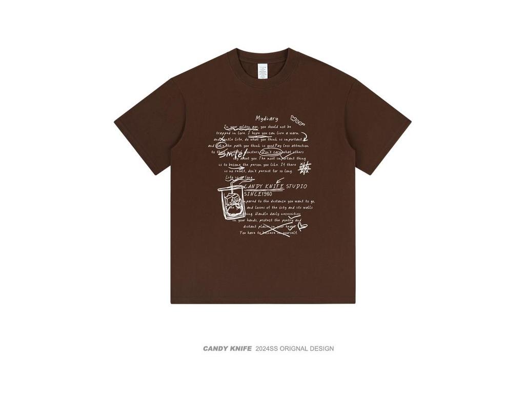 Абрикосовая футболка American Graffiti - Унисекс, свободный крой, короткий рукав, 100% хлопок