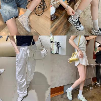 Виноградная студия motherlee увеличение роста 4см~ модные сетчатые контрастные шнурованные с внутренней высотой увеличения кожаные кроссовки для бега Forrest Gump женские