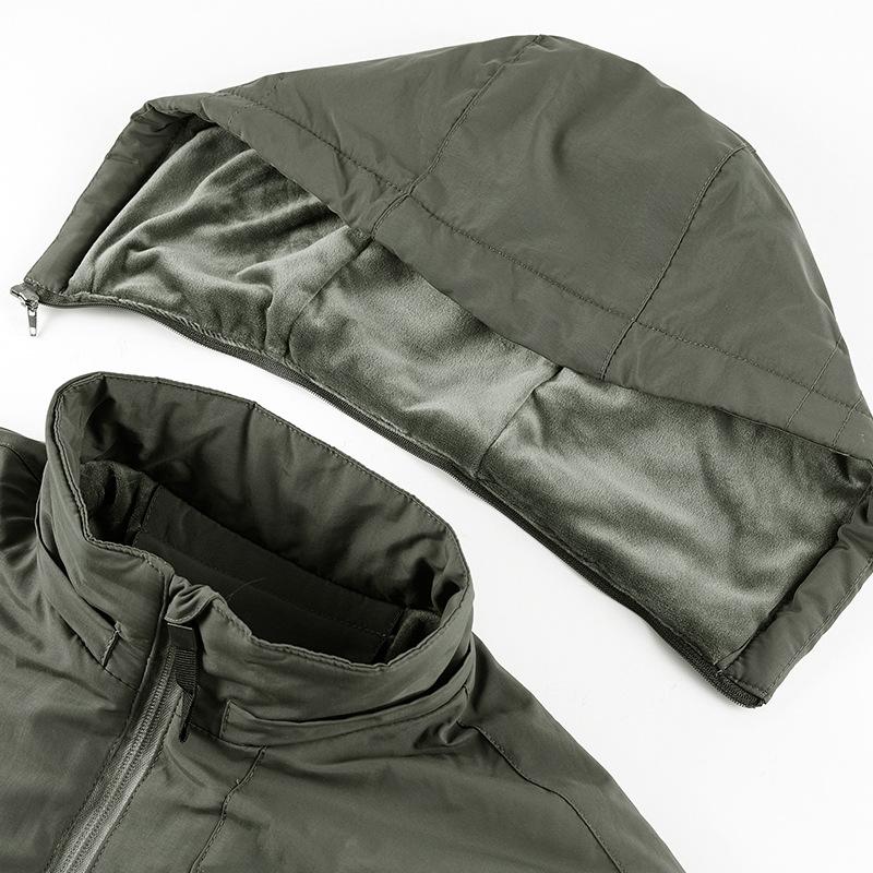 Тонкая флисовая куртка мужская весенне-осенняя уличная водонепроницаемая ветрозащитная горная куртка с капюшоном