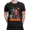Модная футболка IShowSpeed Royal Rumble для унисекс, футболки из чистого хлопка, топы с коротким рукавом