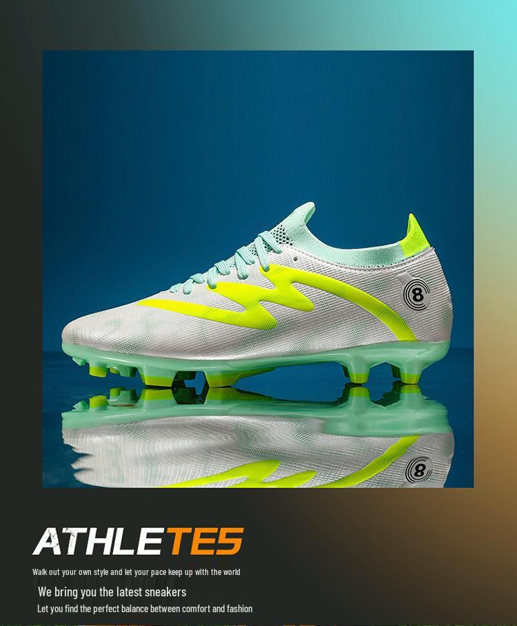 Детские трансграничные футбольные бутсы для мальчиков и девочек - TF (искусственный газон) и AG (искусственное покрытие с длинными шипами), идеально подходят для учеников начальной и средней школы