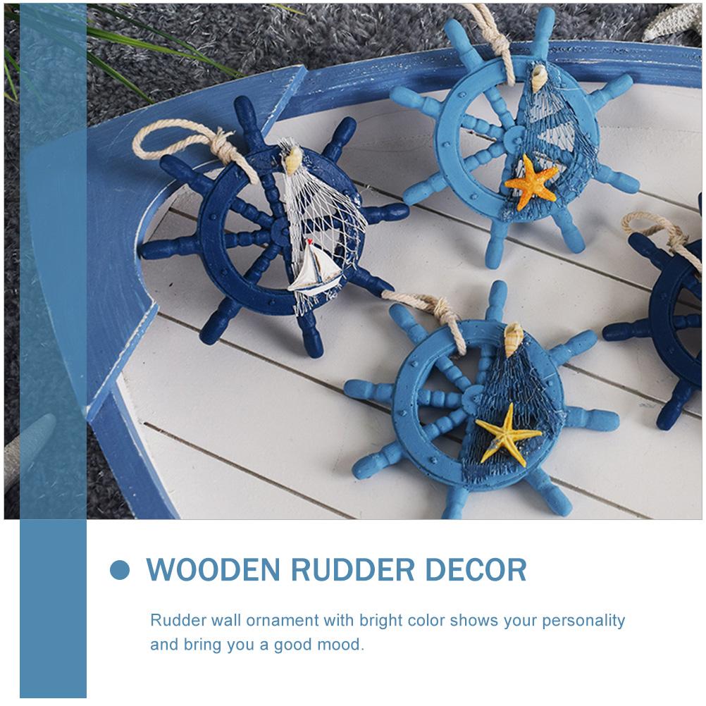 Винтажный декор Руль украшения дома деревянное настенное украшение бустер сиденье обеденный стул