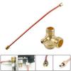 Air Compressor Check Valve 3-Port Zinc Alloy Check Valve For Air Compressor Parts With Exhaust Tube