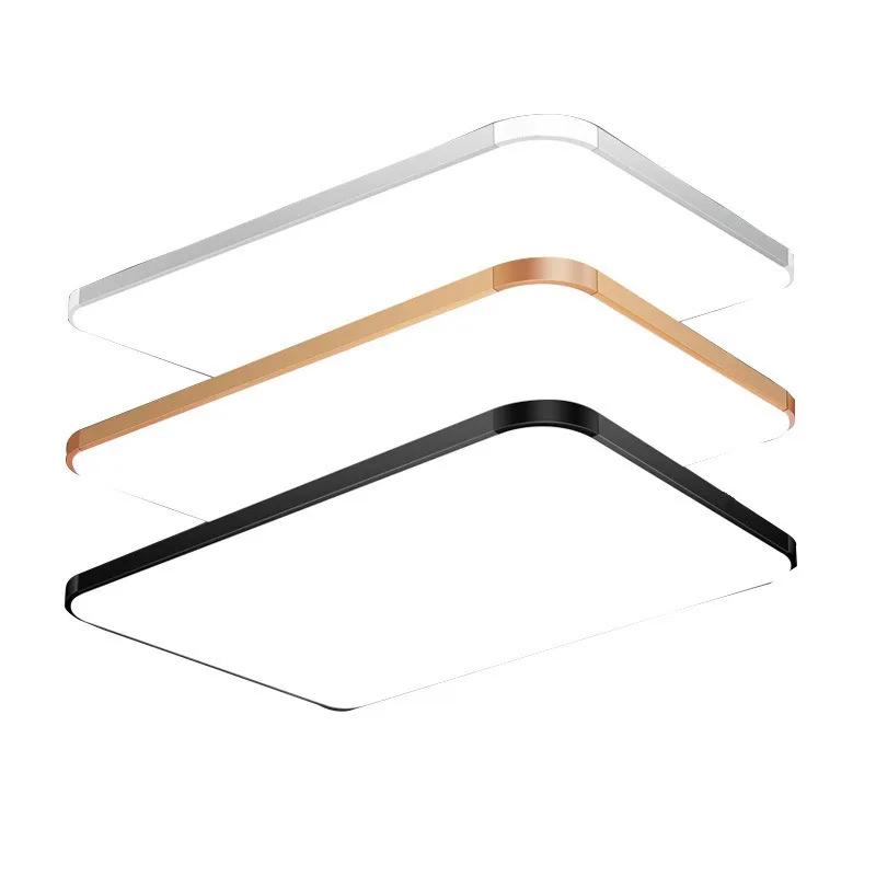 17,8-дюймовые большие современные потолочные светильники, светодиодная панель, квадратный светильник для гостиной, спальни, кухни, дома, верхняя лампа