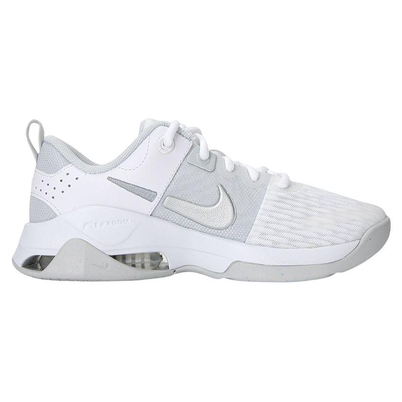 Nike Увеличить Белые женские кроссовки Bella 6 Metallic Silver Pure-Platinum DR5720-100