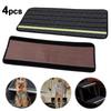 4 Pack Camper Rug Carpet Set Non-Slip RV Stair Covers Reflective RV Step Rugs for Outdoor Adventures