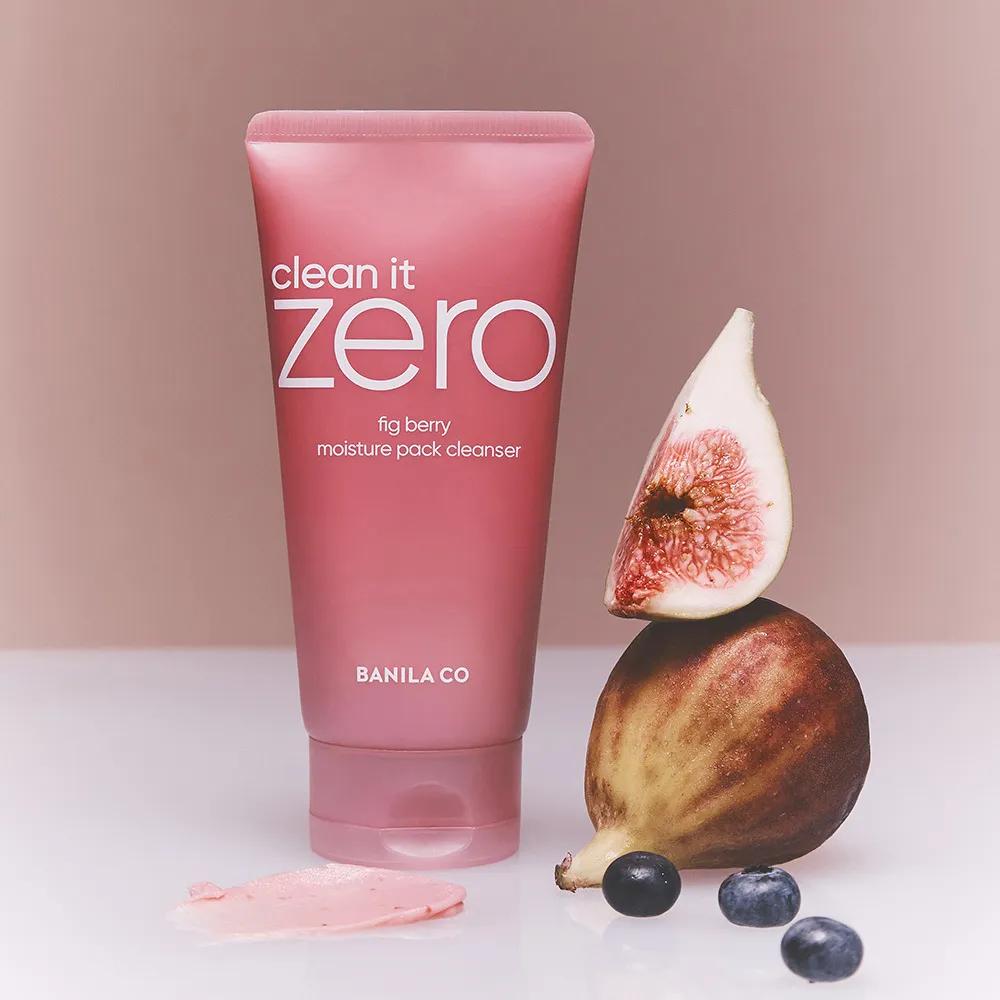 BANILA CO Очищающий бальзам Clean It Zero Fig Berry для увлажнения, 180 г, набор (+Салфетки для снятия макияжа 30 шт.)