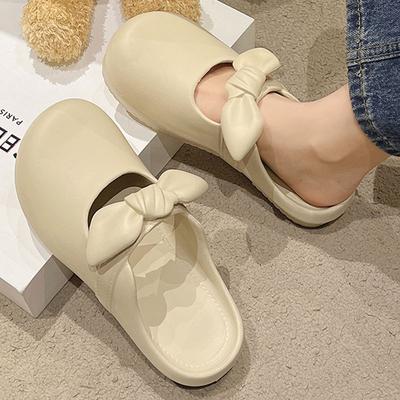 Летние новые женские тапочки из ЭВА с закрытым носком и мягкой подошвой