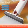 1 шт. мини-швабра-губка со сменной насадкой, супервпитывающая, портативная многоцелевая для уборки рабочего стола, автомобиля, ванной комнаты, окон и стекол