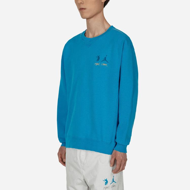Jordan X Union Crewneck (Азия) Мужская уличная одежда Equator Blue DJ9523-483