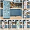 Flower Bird 3D Sticker For Fridge Waterproof Kitchen Wallpaper Furniture Decoration Poster Door Mural Refrigerator Cover Decals