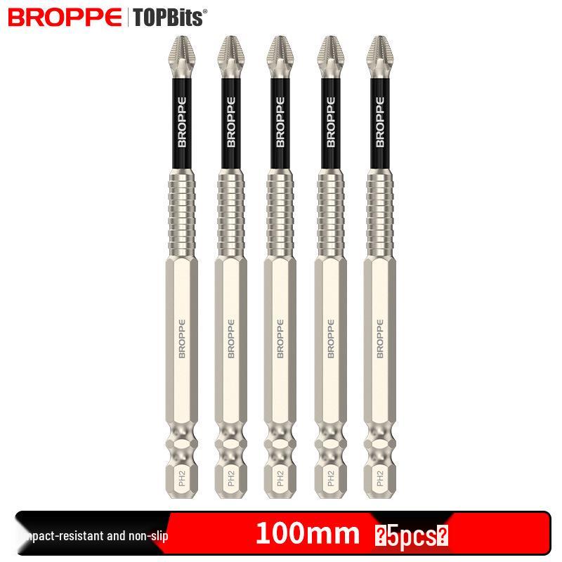 Ударопрочный Магнитный Противоскользящий Набор Бит для Электрической Отвертки и Ударного Гайковерта