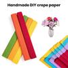Crepe Paper Vibrant Color Thickened Crafts Paper Fade-Resistant DIY Paper Flowers for Art Projects Decorations