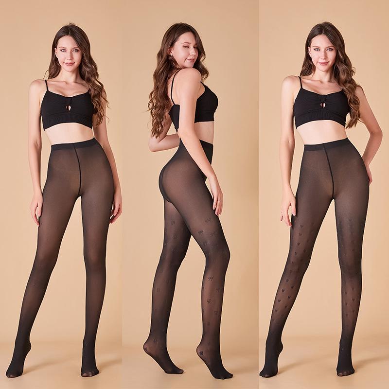 220 г Искусственные проницаемые для кожи осенне-зимние проницаемые для кожи леггинсы большого размера с утолщенным бархатом женские легкие сексуальные колготки