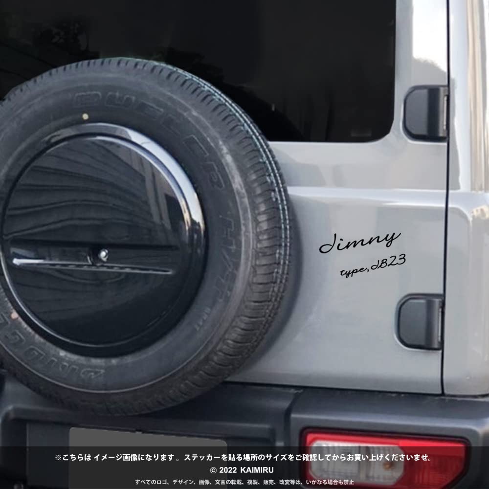 [KAIMIRU STORE] Suzuki jimny jb23 Jimny Sierra 4WD Фургон Универсальная Наклейка на Автомобиль Наклейка Наклейка Наружная Внедорожник (K-331 Черный)