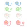 8Pcs Straw Covers Dustproof Decorative Portable Odorless Reusable Silicone Straw Toppers for Party Shopping Home