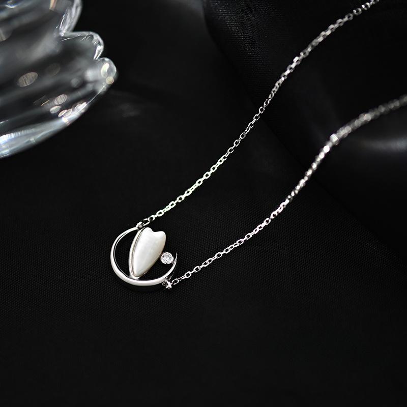 Ожерелье Shell Petal Moon, легкая роскошь, ощущение высокого класса, нежный темперамент, украшение на шею в виде цепочки-ключицы