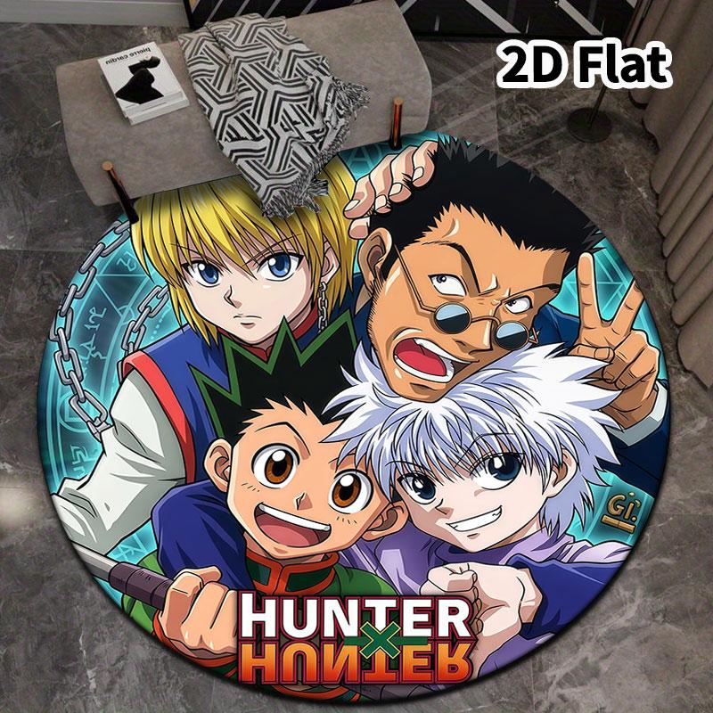 Ковер с круглым ворсом Hunter X Hunter Ковер для гостиной, спальни, дивана, игровой комнаты Декор Нескользящий коврик для пола